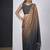 designer golden grey heavy zarkan hand work silk saree