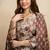 Brown printed megic cotton salwar suit