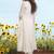 Off-white embroidered cotton anarkali suit