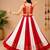 Red Rayon Cotton Navratri Lehenga Choli with Gota Patti & Gamthi Work