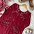 Maroon rayon cotton embroidered kurti palazzo set