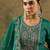 Ethnic motifs embroidered kurta with trousers &  dupatta