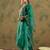 Ethnic motifs embroidered kurta with trousers &  dupatta