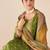 Floral printed round neck kurta with trousers & dupatta