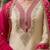 Ethnic motifs embroidered v-neck mirror work kurta with trousers & dupatta
