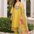 Women floral embroidered regular thread work pure cotton kurta sets