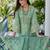 Zari ethnic motifs embroidered notch neck straight republic day kurta with trousers & dupatta