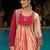 Women leheriya embroidered a-line kurta with palazzos & dupatta