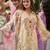 Women ethnic motifs embroidered panelled thread work kurta with trousers & with dupatta