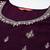 Ethnic motifs embroidered sequinned kurta with trousers & with dupatta
