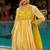 Women ethnic motifs embroidered anarkali kurta with trousers & dupatta