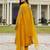 Women ethnic motifs embroidered regular mirror work kurta with trousers & with dupatta