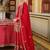 Women ethnic motifs embroidered kurta with sharara & dupatta