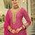 Women ethnic motifs embroidered regular sequinned kurta set with dupatta