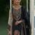 Floral printed sweetheart neck mirror work straight kurta with palazzos & dupatta