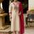 Women ethnic motifs embroidered regular mirror work kurta with trousers & with dupatta