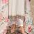 Women floral embroidered thread work pure cotton kurta & trousers with dupatta