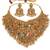 Handcrafted temple jewellery: intricate gold-plated choker set