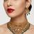 Handcrafted temple jewellery: intricate gold-plated choker set