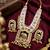 Handcrafted elephant motif gold-plated pearl necklace set - traditional ethnic jewelry for weddings & festivals