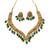 Handcrafted traditional gold-plated choker necklace set with pearl drops - ethnic jewelry for weddings