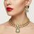 Handcrafted gold-plated kundan choker necklace set with earrings | traditional ethnic indian bridal jewelry for women
