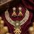 Antique gold-plated kundan pearl bridal necklace set with jhumka | traditional ethnic jewelry