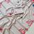 White soft chinon silk blend floral print ready to wear saree