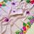 Pink soft chinon silk blend floral print ready to wear saree