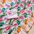 White soft chinon silk blend floral print ready to wear saree