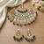 Kundan choker indian bridal jewelry necklace set-bollywood style wedding & festival jewelry traditional ethnic chokerset