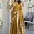 Mustard paithani palllu cotton jaquard casual wear saree