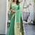 Turquoise  paithani palllu cotton jaquard casual wear saree