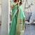Turquoise  paithani palllu cotton jaquard casual wear saree
