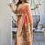 Rust paithani palllu cotton jaquard casual wear saree