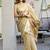 Beige paithani palllu cotton jaquard casual wear saree