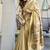 Beige paithani palllu cotton jaquard casual wear saree