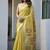 Yellow paithani palllu cotton jaquard casual wear saree
