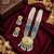 Kundan necklace set with turquoise beads & pearls | antique gold plated bollywood bridal wedding jewelry for women