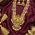 Gold temple jewelry set with long haram necklace & jhumka earrings | south indian bridal wedding jewelry