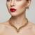 Handcrafted traditional gold-plated choker necklace set with pearl drops - ethnic jewelry for weddings