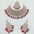 Kundan bridal choker jewelry set with  beads | indian wedding necklace, drop earrings & maang tikka