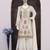 White chinon sharara salwar suit- Full stitched free size