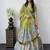 New Designer Parrot Color Printed With Real Mirror Work Lehenga Choli Set For Women's 