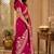 Magenta soft silk motifs jacquard zari woven banarasi saree