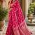 Rani pink soft silk floral jaal jacquard zari woven banarasi saree