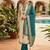 Cream embroidered salwar suit