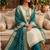 Cream embroidered salwar suit