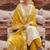 Cream embroidered salwar suit