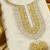 Cream embroidered salwar suit